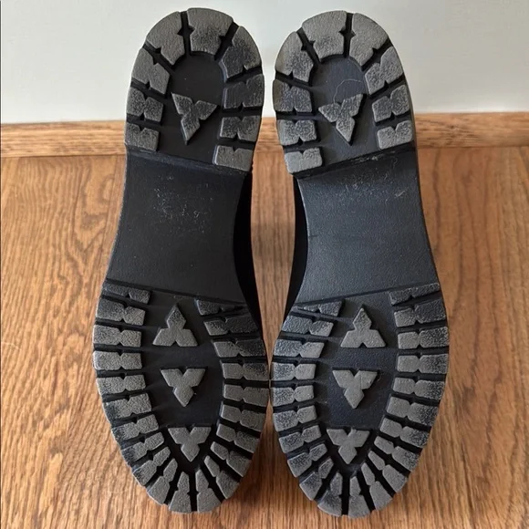 JEFFREY CAMPBELL Cloudy Black Matte Platform Chelsea Size 8US Waterproof Boots - Picture 9 of 11